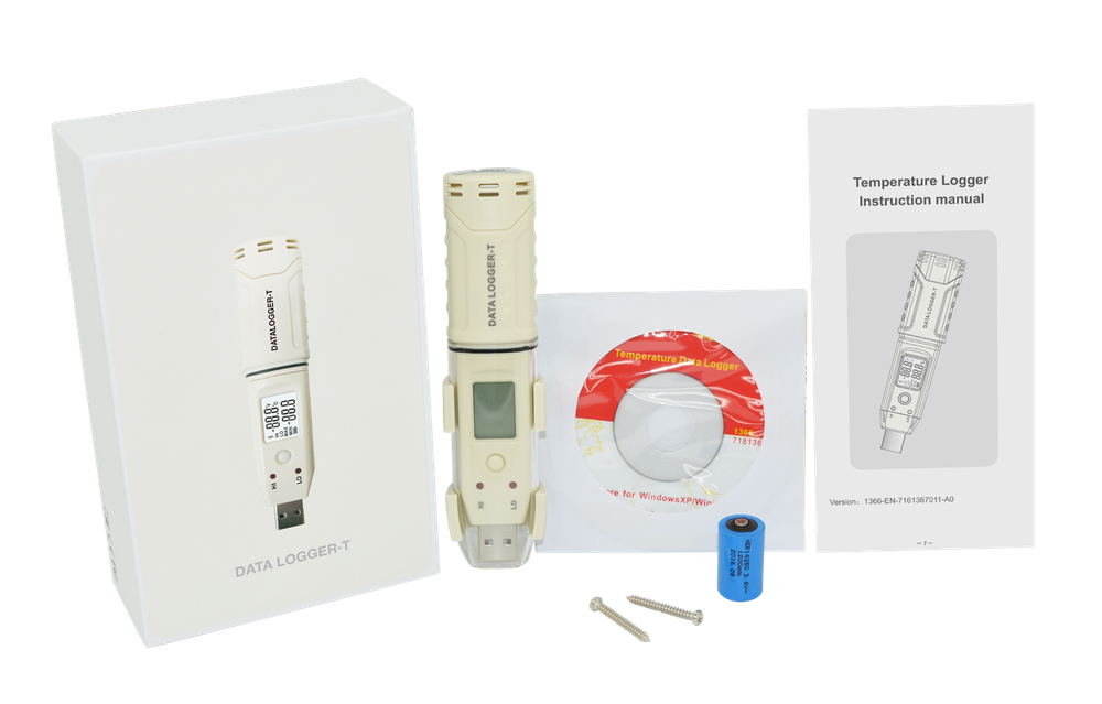 Temperature Logger 1366(Typical ±0.5℃ (See Fig 5) )