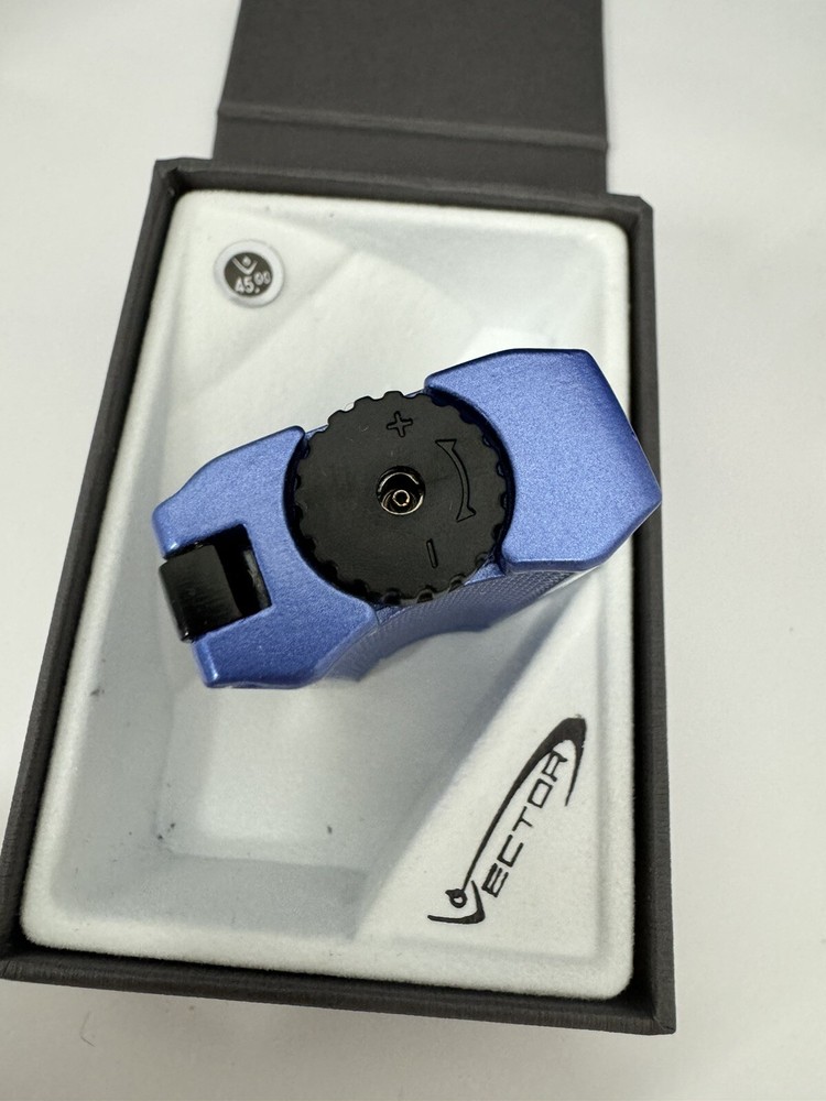 Vector VMotion Dual Jet Cigar Lighter - Blue - New