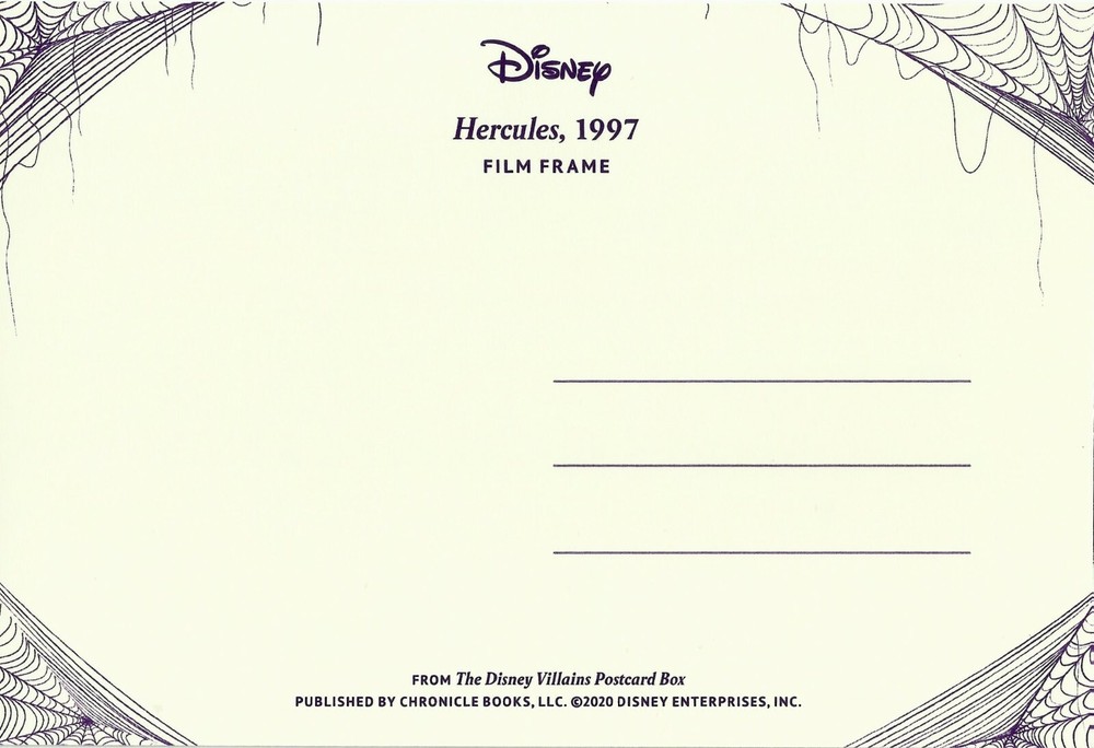 HERCULES, DISNEY, FILM FRAME, POSTCARD