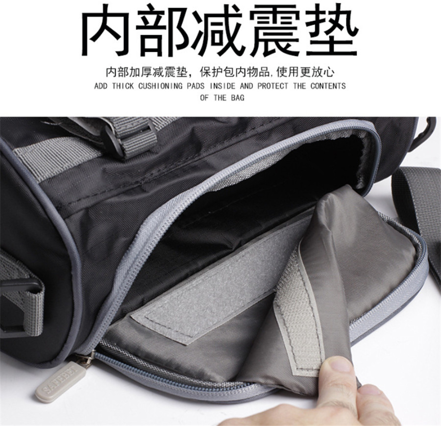 Motorcycle Handlebar Storage Bag Front Fork Pouch Smartphone Pocket Waterproof