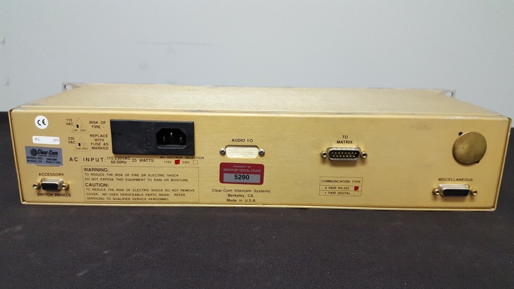 Clear-Com ICS-1502 Matrix Plus Intercom Key Station