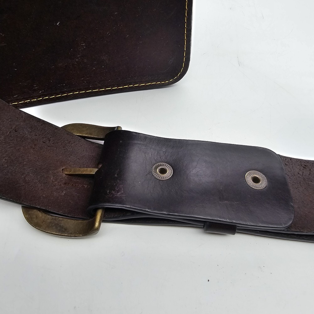 Cabelas Leather Shotgun Shell Pouch & Belt