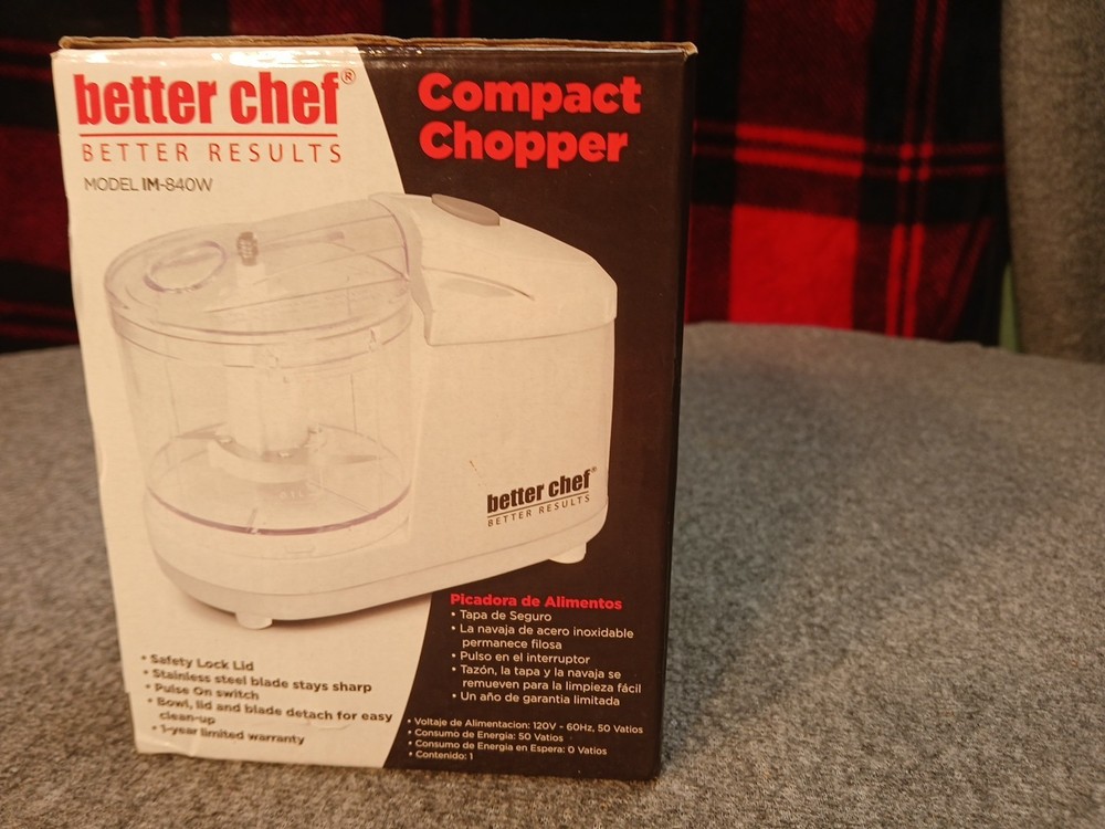 Better Chef Compact Chopper Model IM 841B. New