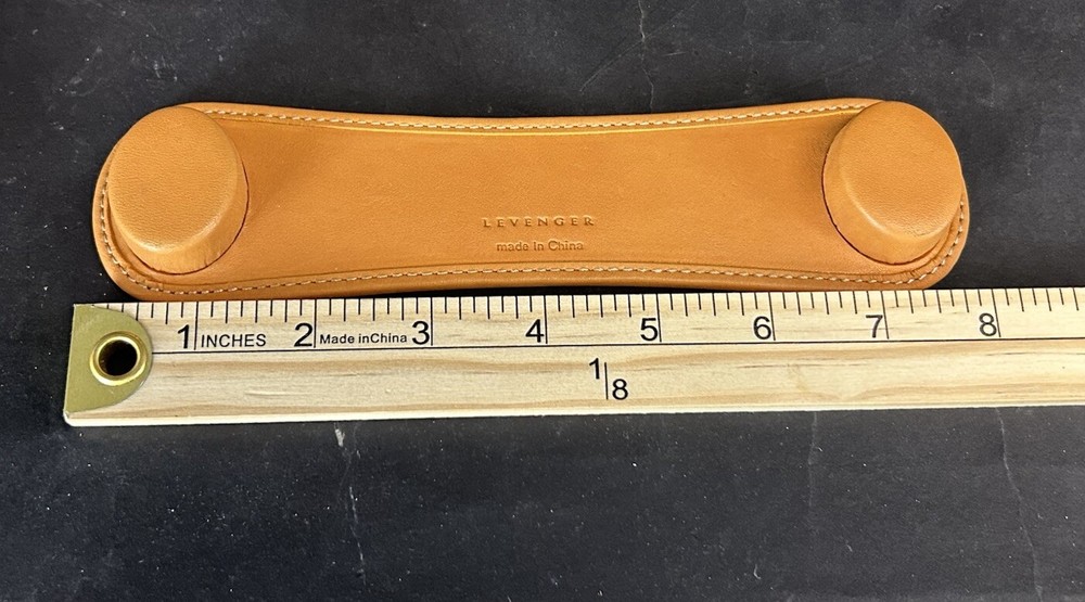 Levenger Leather Book Page Keeper Holder