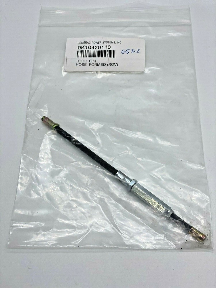 Generac Genuine  0K10420110 FORMED HOSE, SAME DAY SHIPPING