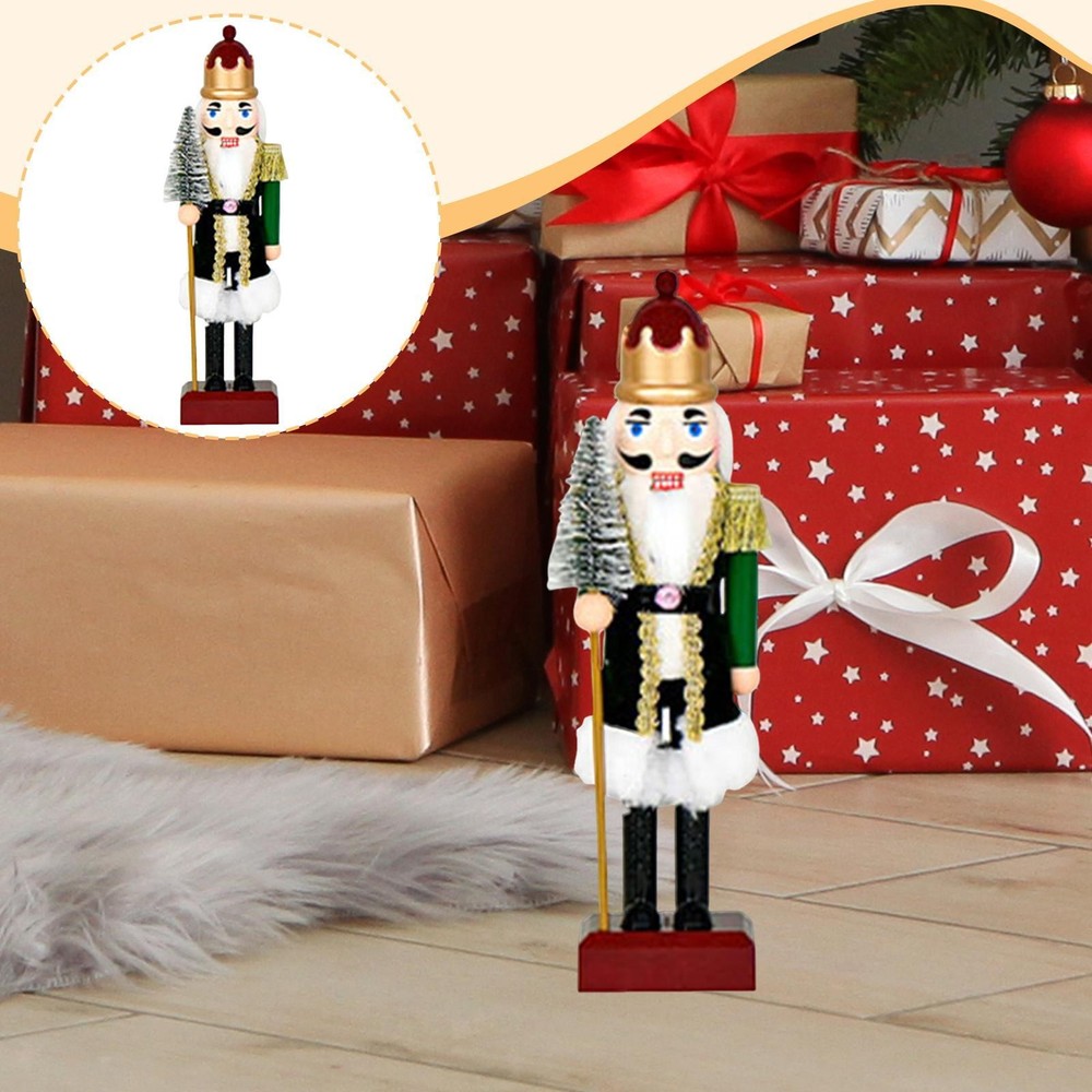 Christmas Nutcracker Decor Gift Nutcracker Figures for Tables Bedroom Office