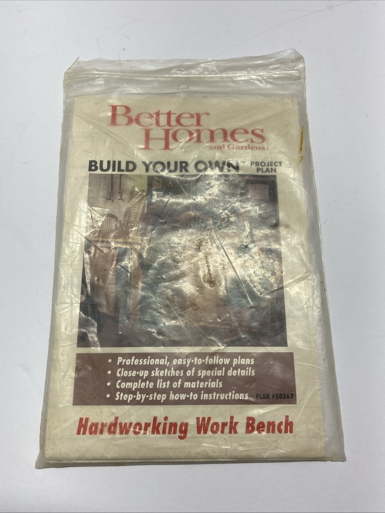 Better Homes And Gardens Hardworking Work Bench Plans