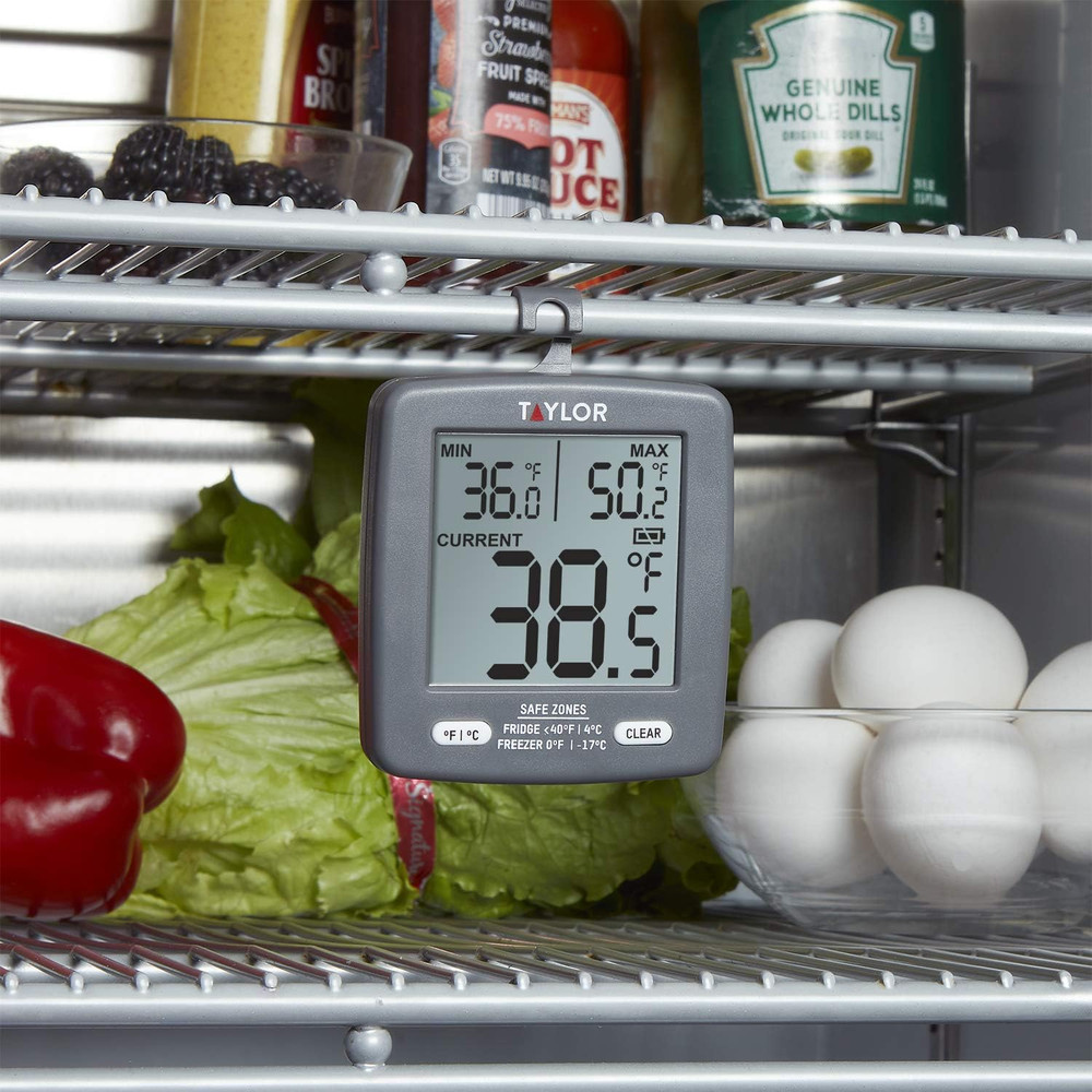 LCD Display Digital Kitchen Refrigerator/Freezer Kitchen Thermometer Min/Max on