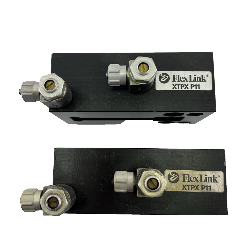 Pair FlexLink XTPX P11 Conveyor Lift Units Automation Components