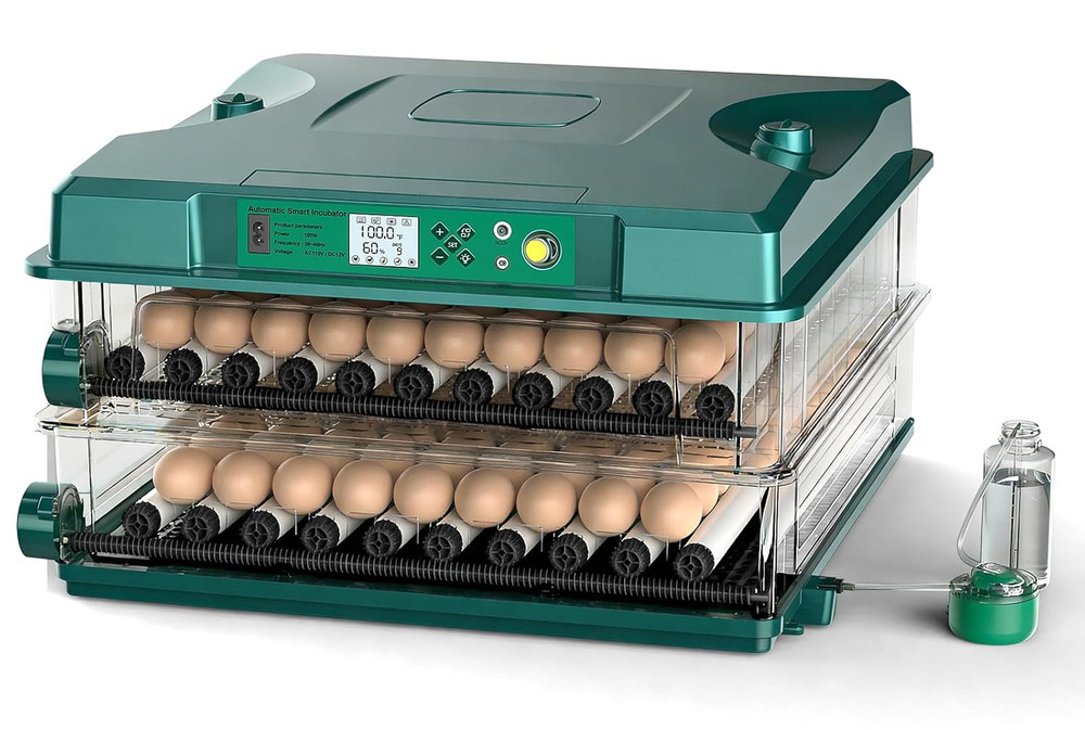 Incubators for Hatching 196 Eggs with Automatic Egg Turning,Temperature & Humidi