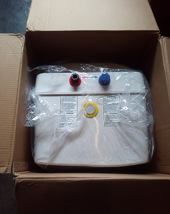 CAMPLUX 6 Gallon Electric Water Heater Compact Mini Tank for RV Camper Shower