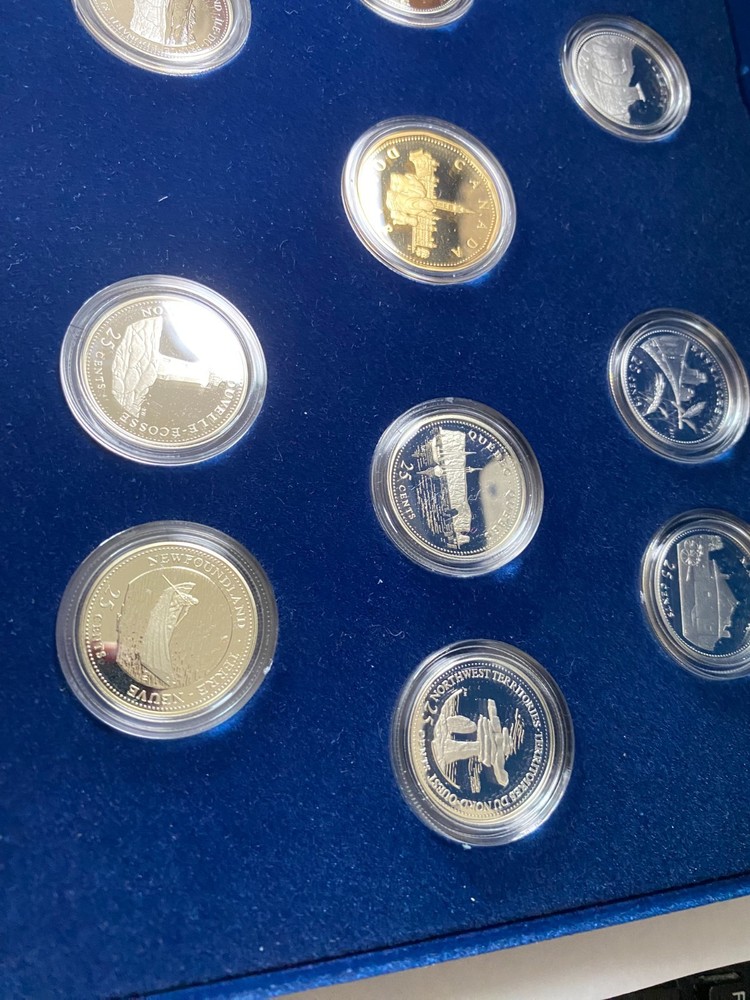 CANADA 13 coin SILVER set 1992 PROOF