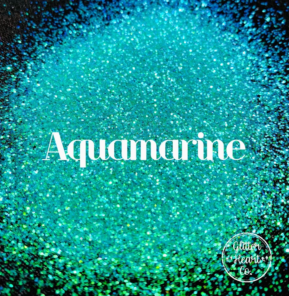 Premium Polyester Glitter - Aqua Teal Iridescent