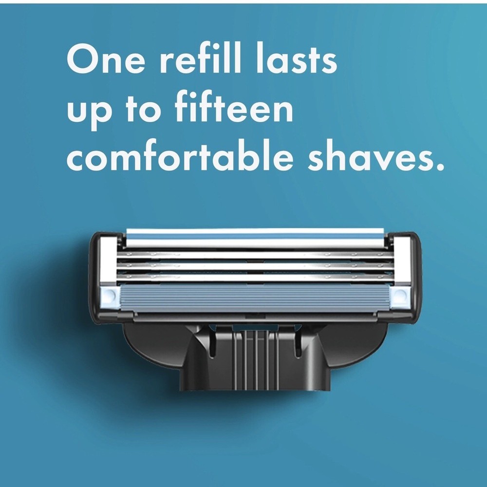 2 Pack: Gillette Men's Razor, Handle & 1 Blade Refill
