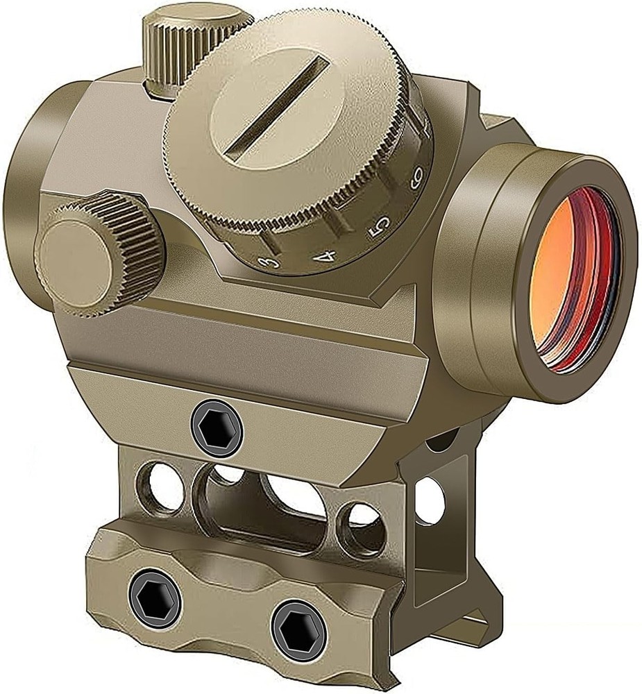 Beileshi Red Dot Sight, 4 MOA Compact Gun Sight Rifle Scope with Sand