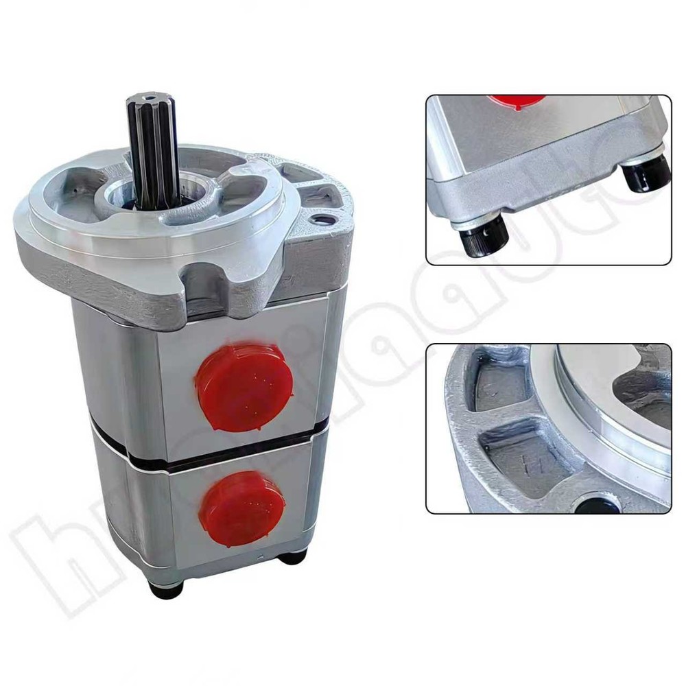 AGT Hydraulic Pump Two-Section for Skid Steer Loader KTT23 Accessories New