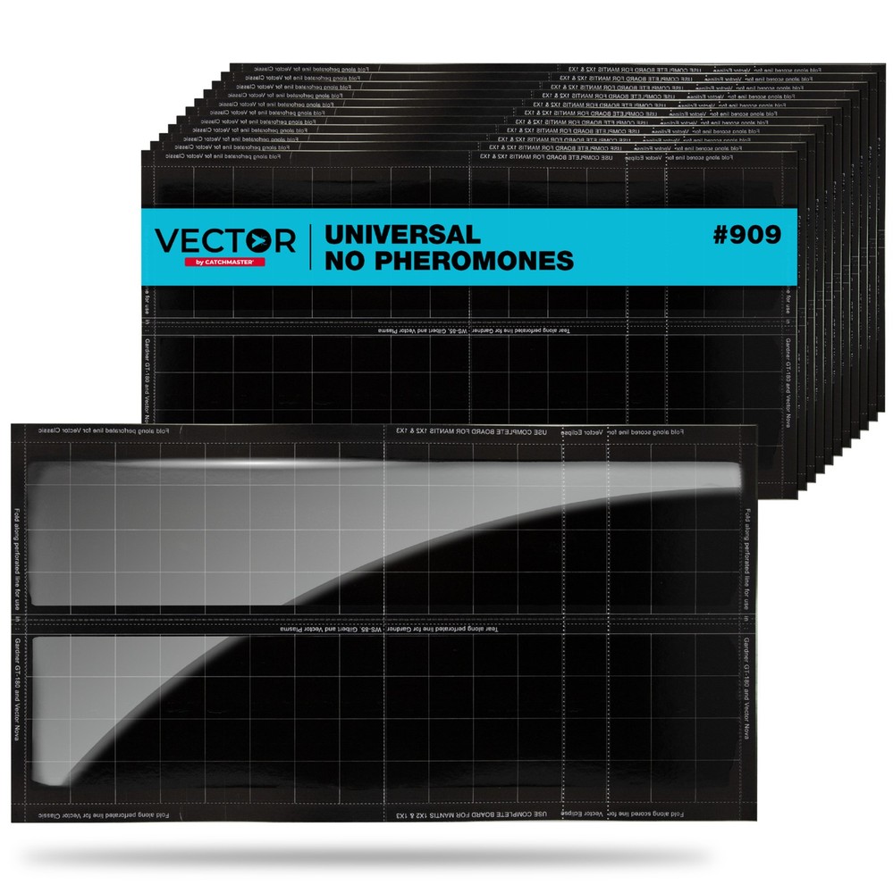 Catchmaster Vector UV Fly Light Replacement Glue Boards, No Pheromones