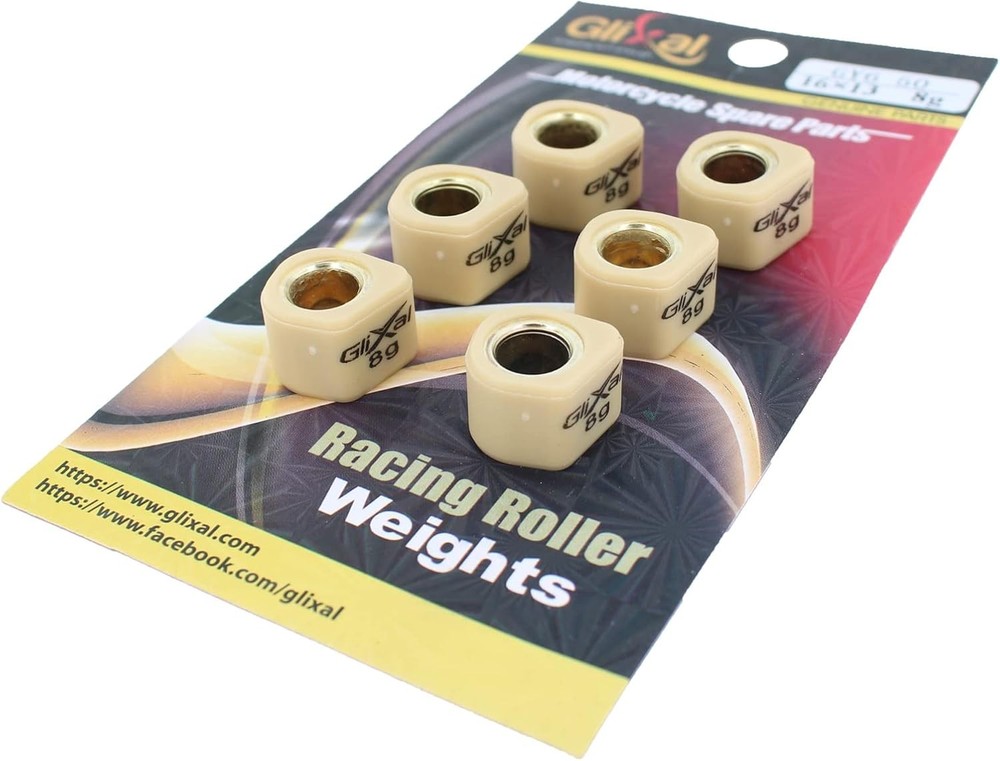 16x13mm Polygon Variator Sliders CVT Racing Sliding Rollers High Performance