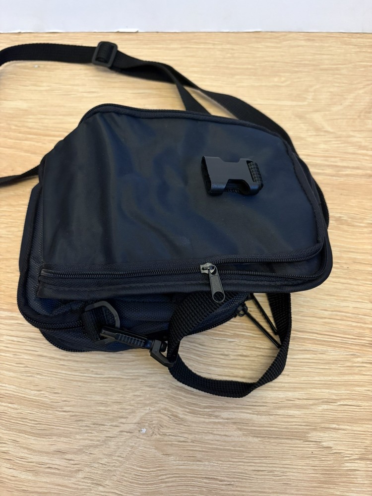 BMW logo Shoulder Bag / multi pocket.adjustable strap.