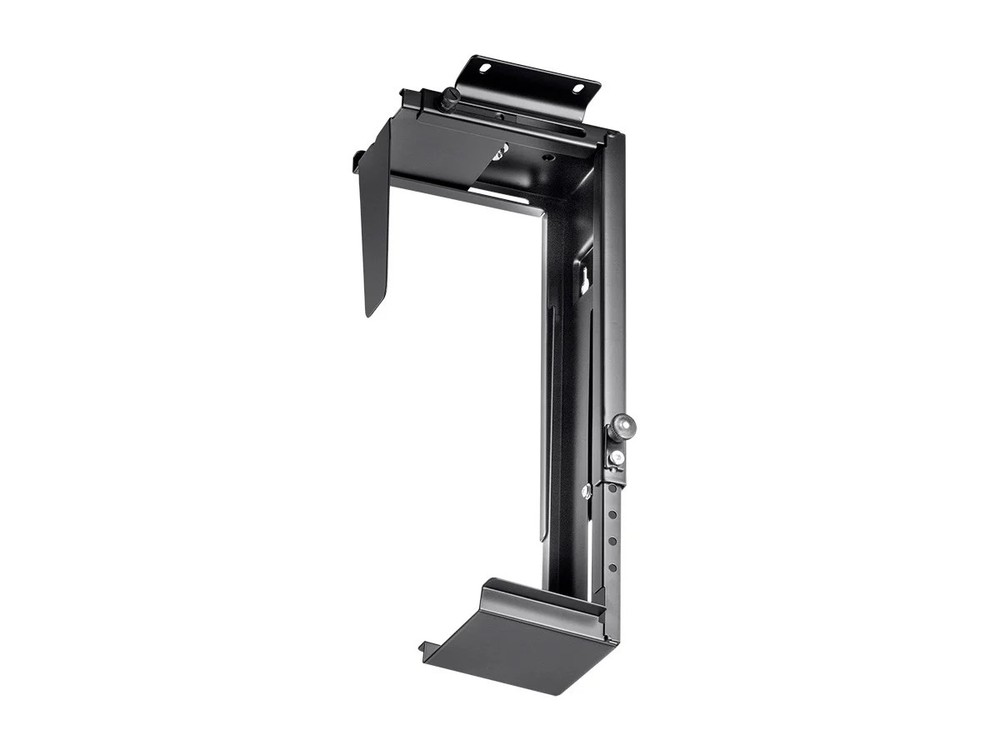 Monoprice Computer Case CPU Tower Holder, Adjustable Under Desk Mount, Rotating