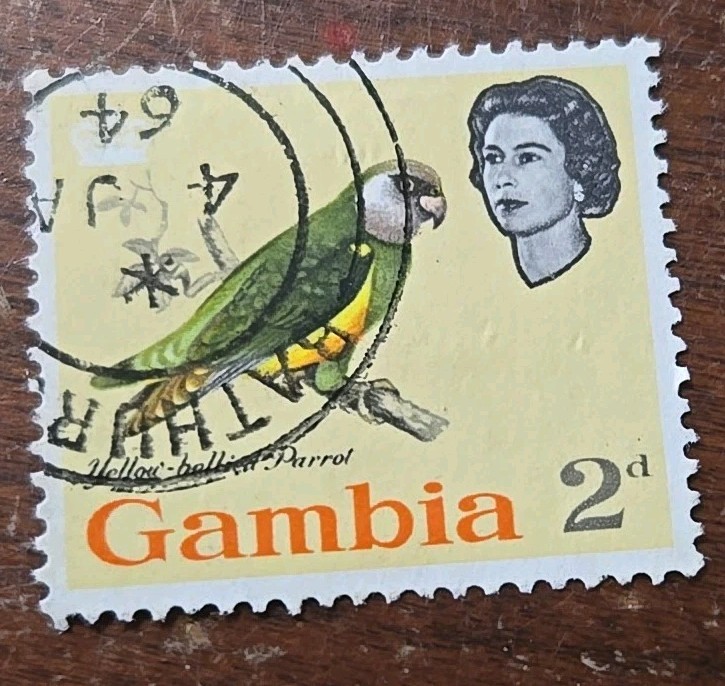 Gambia QEII 1963 2d Hinged Stamp
