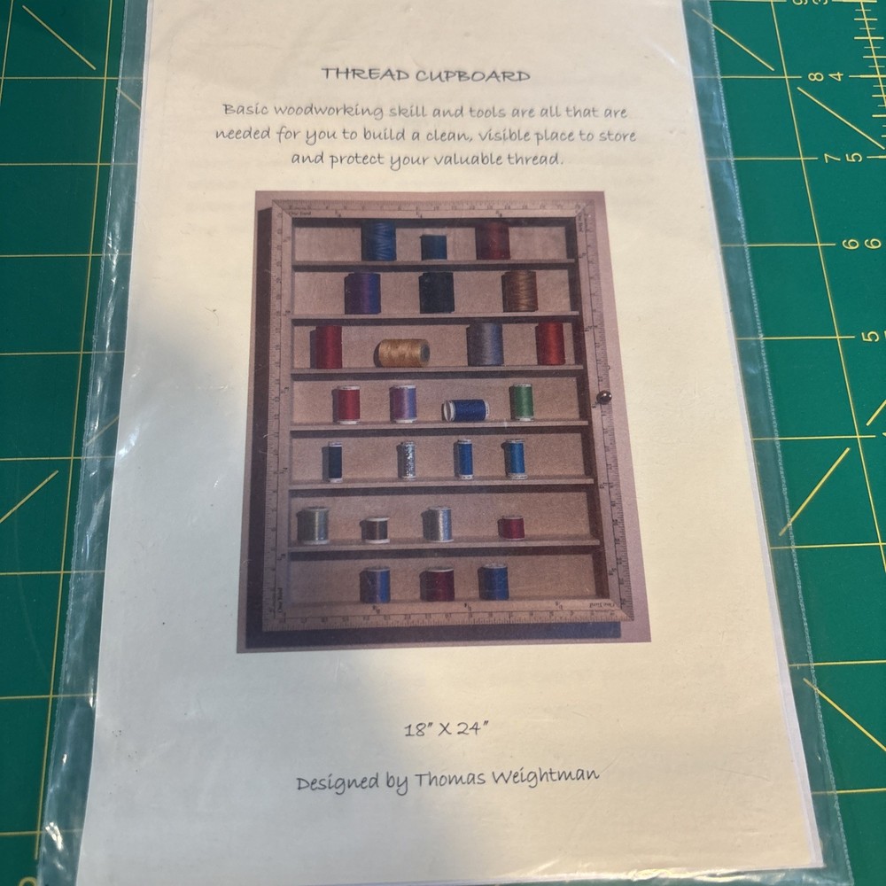Thread Cupboard Woodworking Pattern