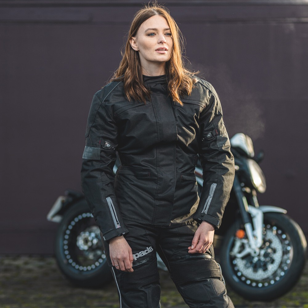 Spada Barn Q CE Ladies Textile Jacket - Black