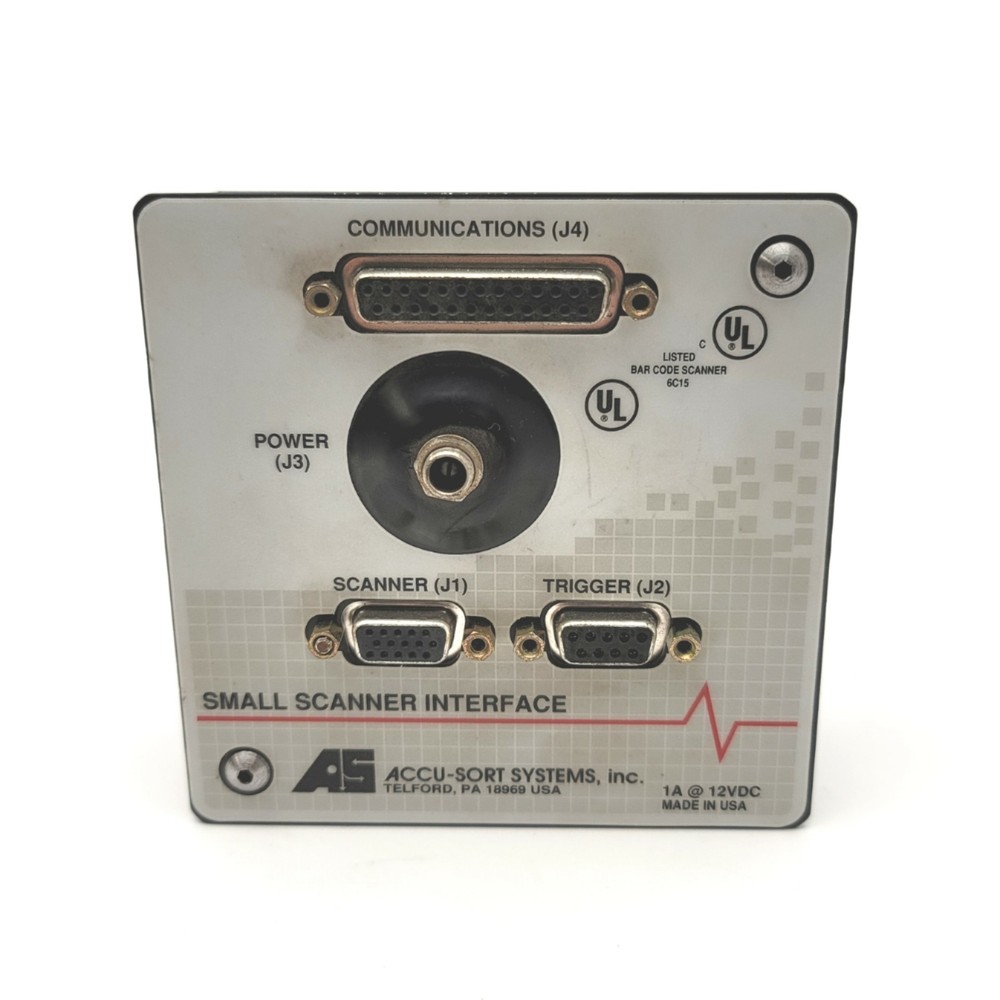 ACCU-SORT 1000017363 Rev 2B M25-A Small Scanner Interface Module 12VDC 1A