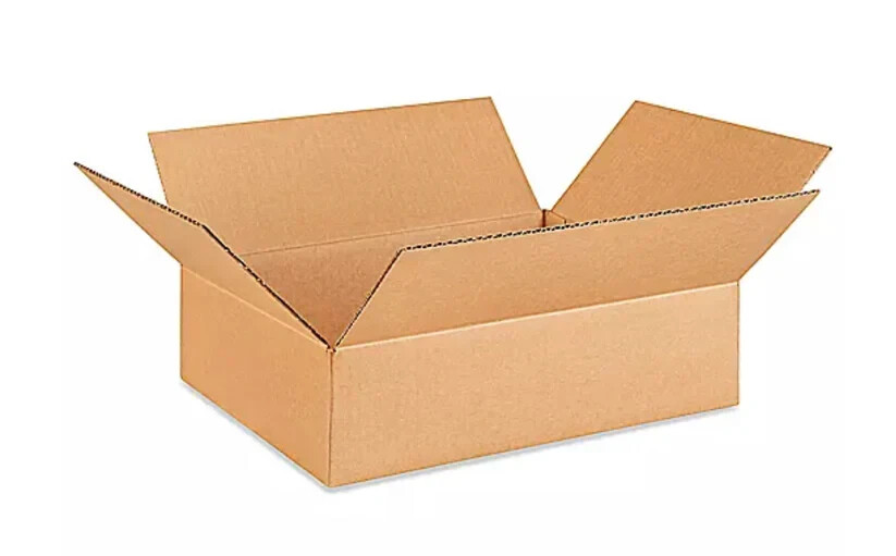 15" x 12" x 4" Cardboard Corrugated Box - SINGLE BOX
