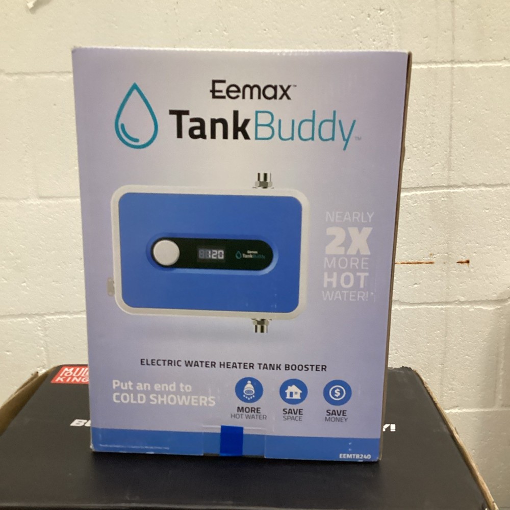 NEW Eemax TankBuddy Electric Water Heater Booster Blue EEMTB240
