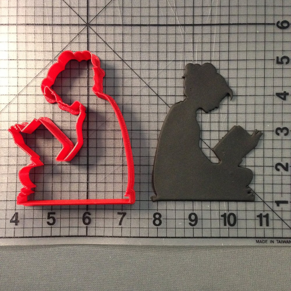 Reader Girl Cookie Cutter