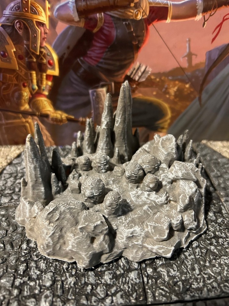 11 pc Cave Cavern Dungeon Room miniature Dungeons & Dragons D&D painted terrain