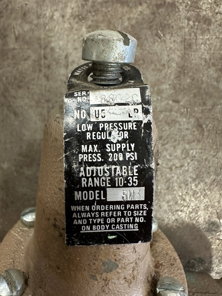 Watts 5M3 Water Pressure Regulator 1/2"