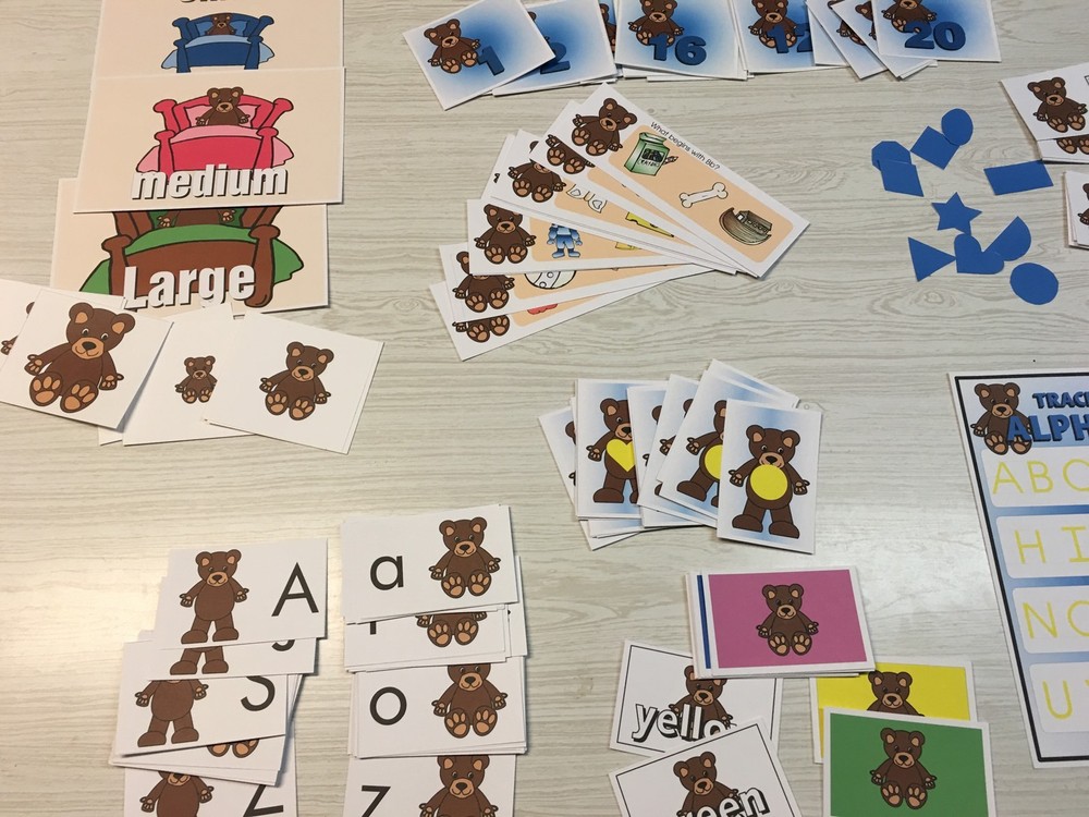 BEARS -THEMED Learning Activities Package - LAMINATED - Teaching supplies