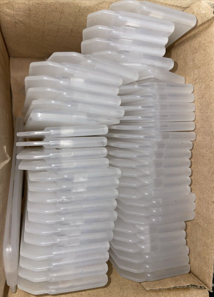 Rigid Plastic Easy Access Magstripe Card Holders - Horizontal - 50 per pack