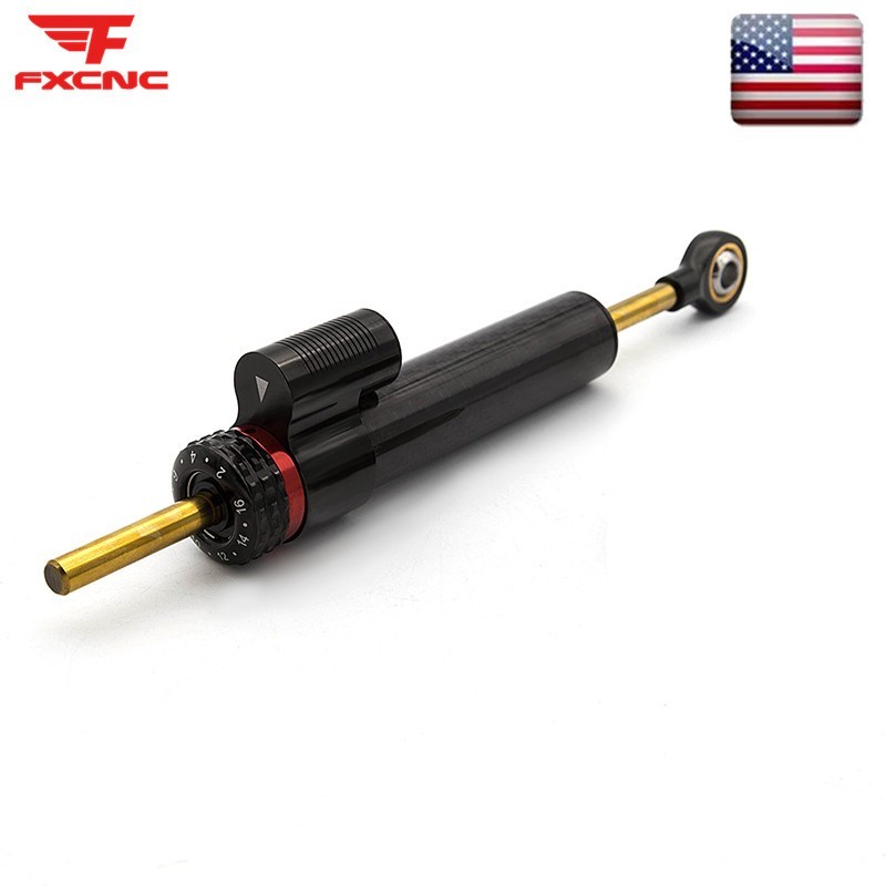 Carbon Fiber Universal Steering Damper Linear Stabilizer Reversed Adjustable