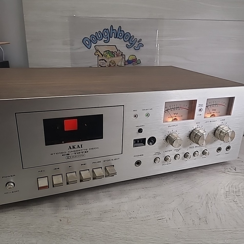 Akai Cassette Deck CS-707D Recorder Vintage See Description