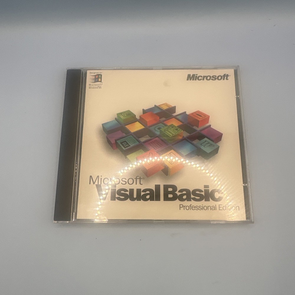 Microsoft Visual Basic Professional Edition 4.0 with CD Key Win 95