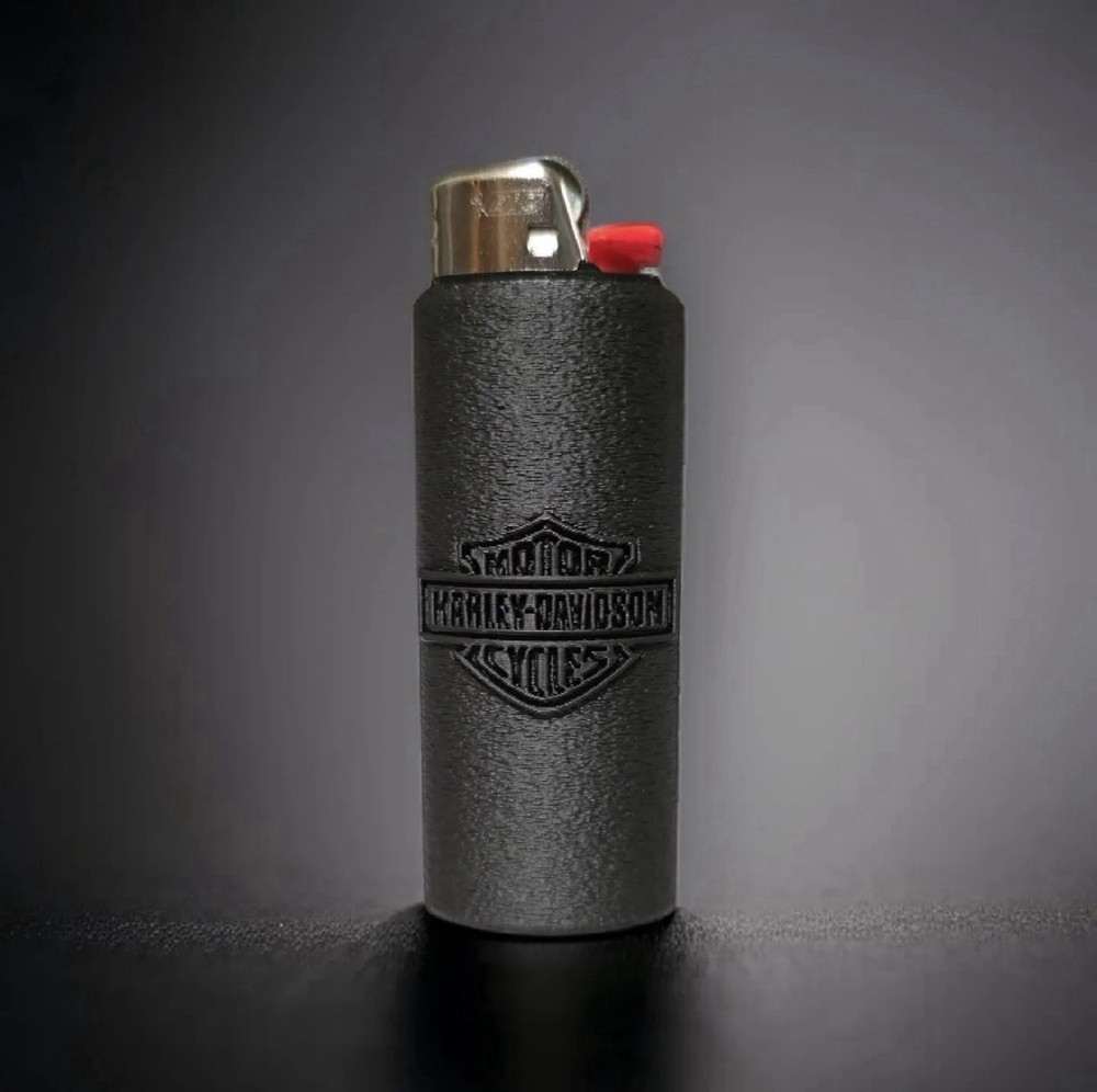 3D Printed Lighter Sleeve Case – Fits Bic – Textured Custom Designs