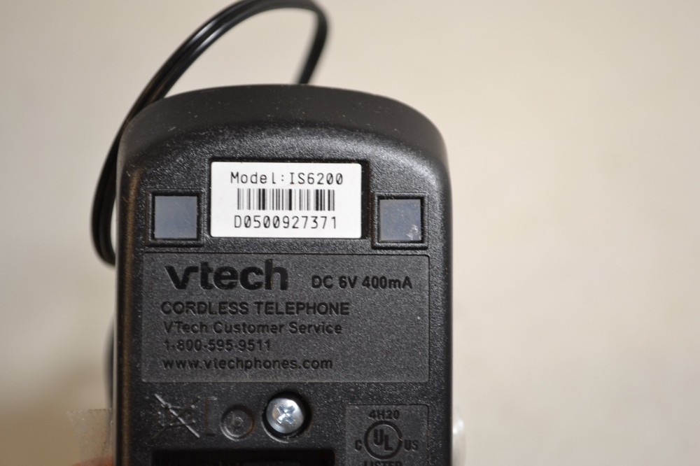 GENUINE Vtech Headset Base Model: IS6200 (BASE & Power Cord ONLY)