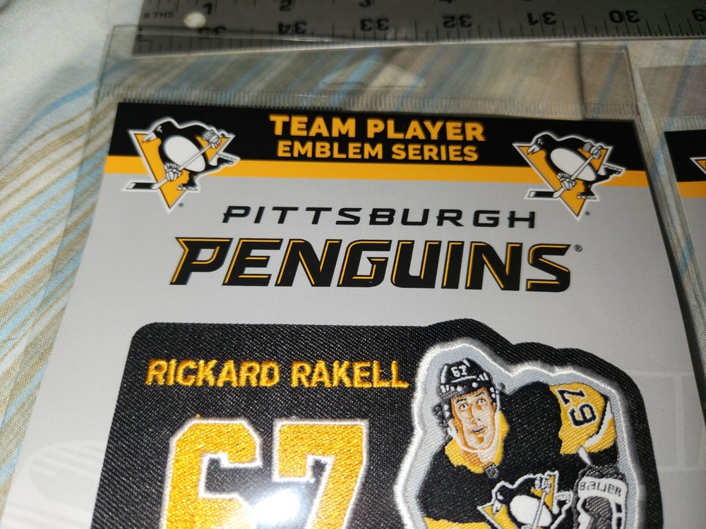 RICKARD RAKELL #67 PITTSBURGH PENGUINS PLAYER PATCH New