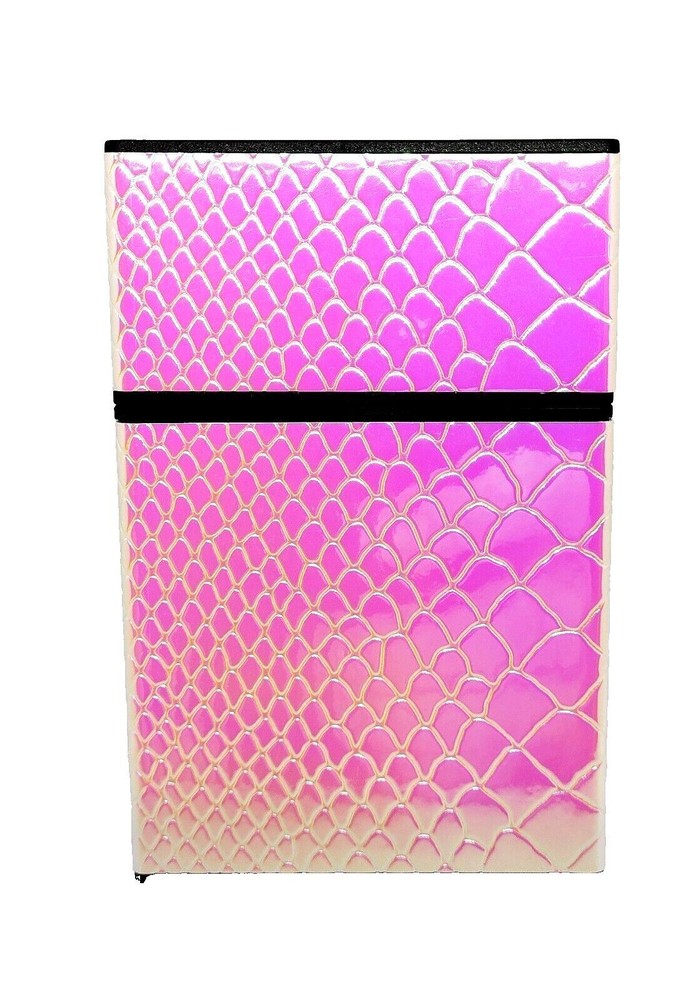 Fujima Iridescent Textured Design Style #12 Push Open King Size Cigarette Case