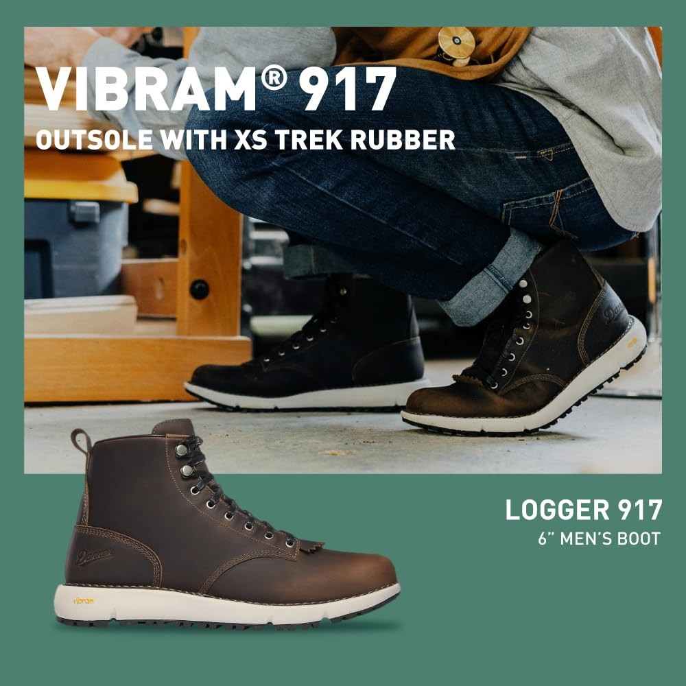 Danner Mens Logger917 Boots | Chocolate Chip | Authentic New