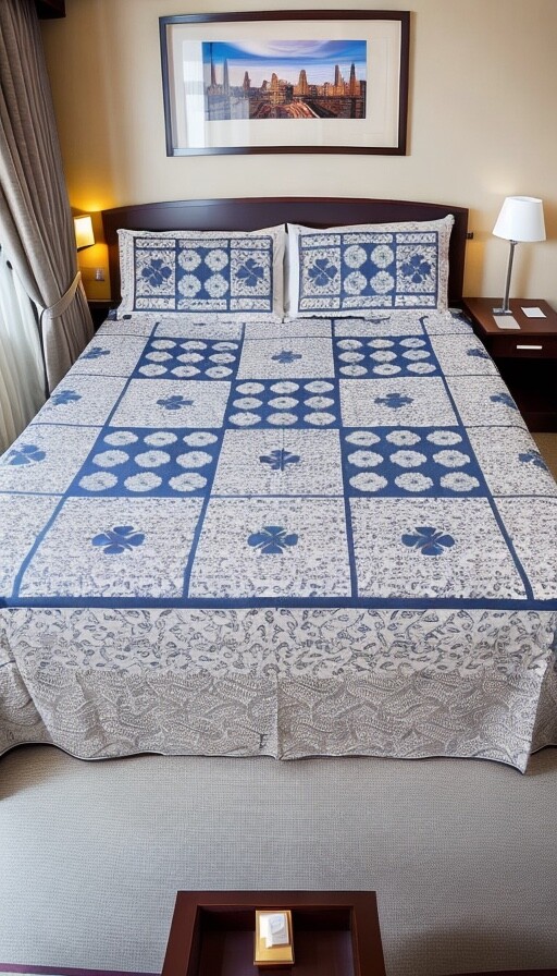 Bedsheet and pillow covers (100% fresh Cotton made)