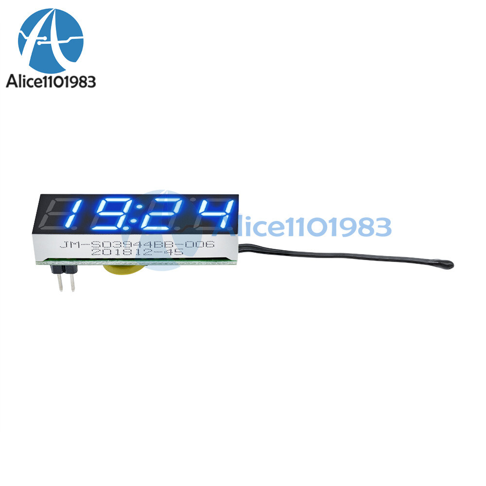 Blue 3 in 1 LED DS3231SN Digital Clock Temperature Voltage Module DIY Electronic