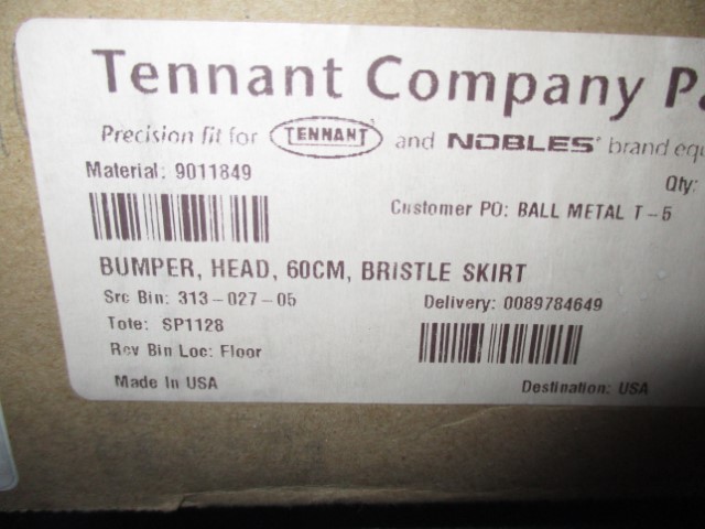 Tennant OEM Bumber