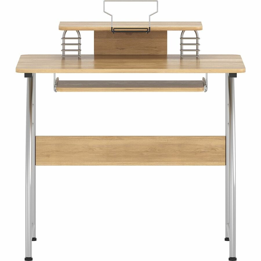 Lorell LLR14337 Upper Shelf Laminate Computer Desk 23.6"x35.4"
