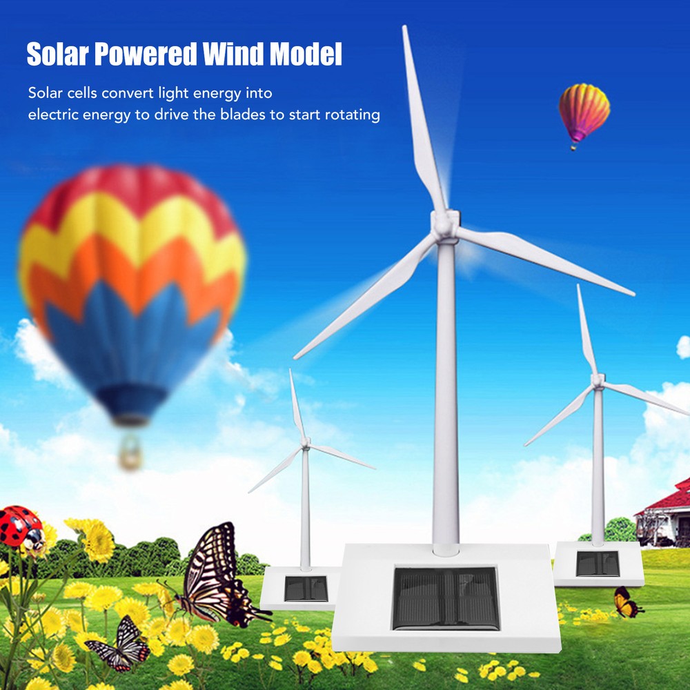 Solar Powered Wind Model DIY Ornament Decoration Science Teaching Education