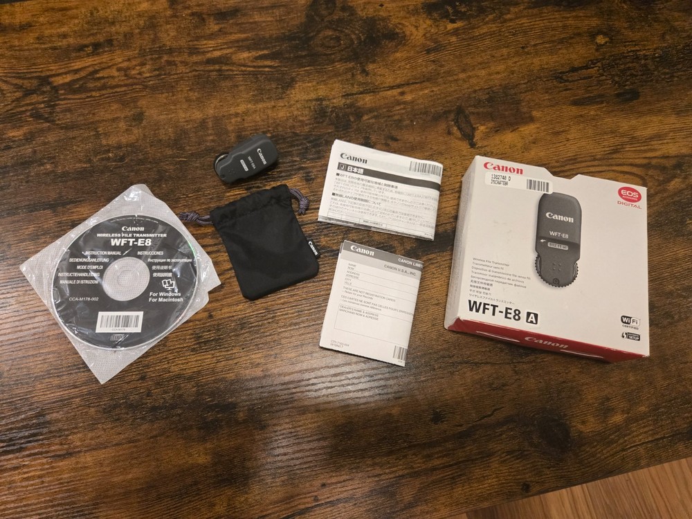 New Canon WFT-E8A Wireless File Transmitter for EOS-1DX Mark II (Open Box)