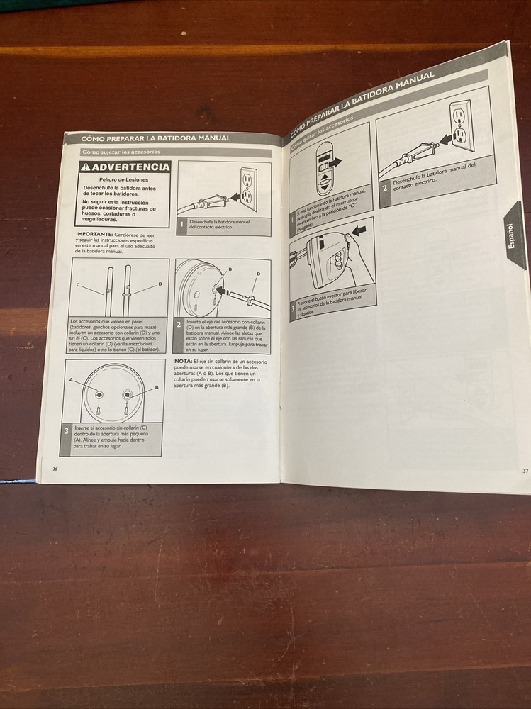 KitchenAid Hand Mixer KHM72 & KHM92 Instruction Book